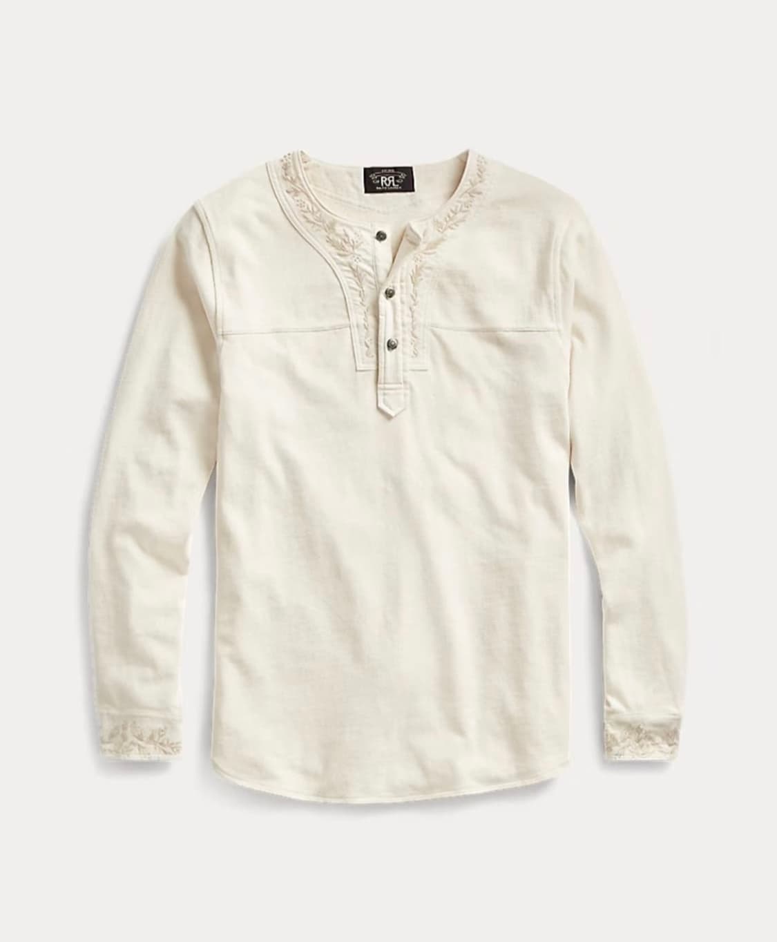 더블알엘 rrl 자수 웨스턴 콘초버튼 헨리넥 XL 상품이미지1