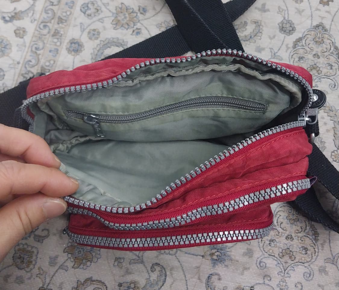 키플링 미니 레드 웨이스트백 / 크로스백 상품이미지6