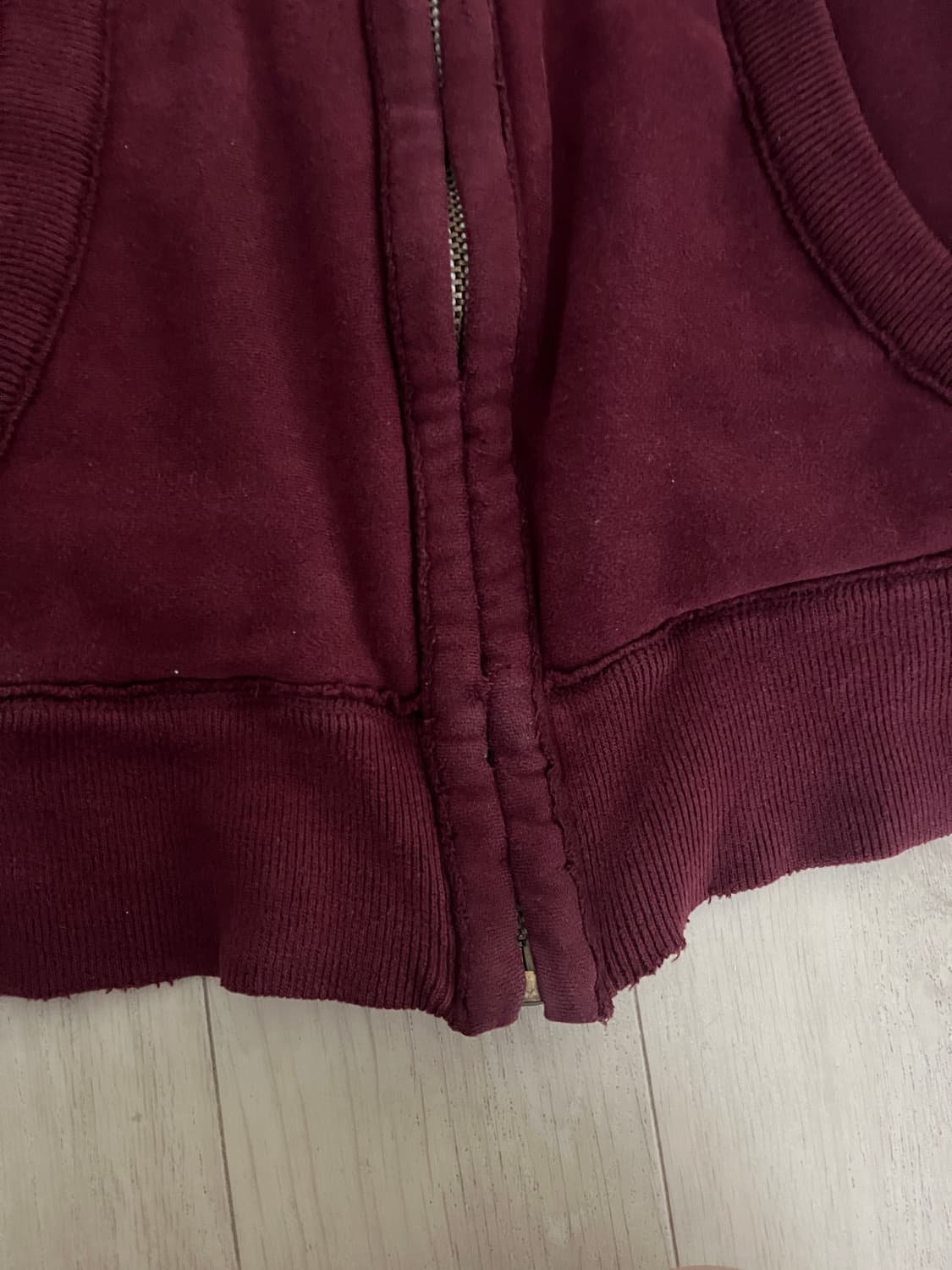 홀리스터 버건디 후드집업 상품이미지6