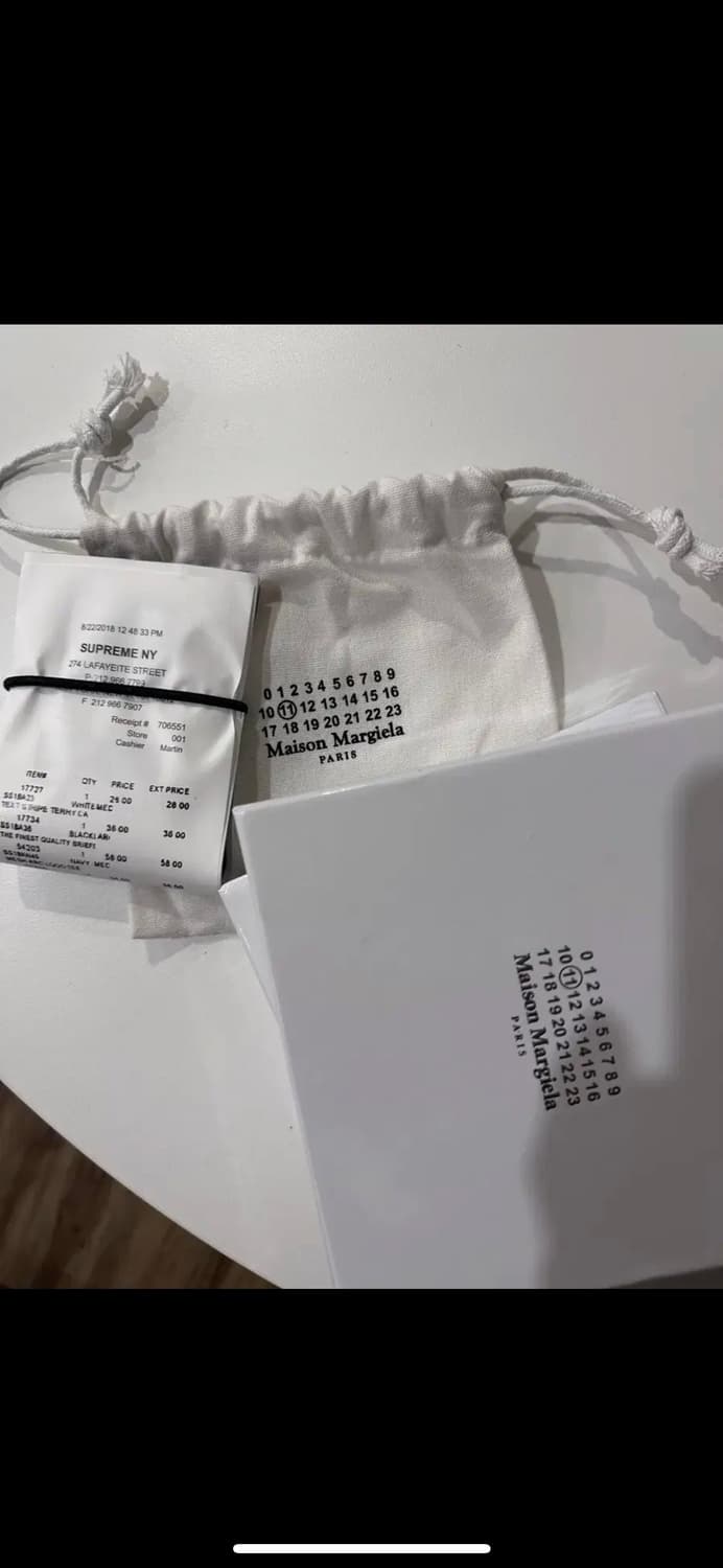 슈프림 마르지엘라 영수증 리시트 월렛 상품이미지5
