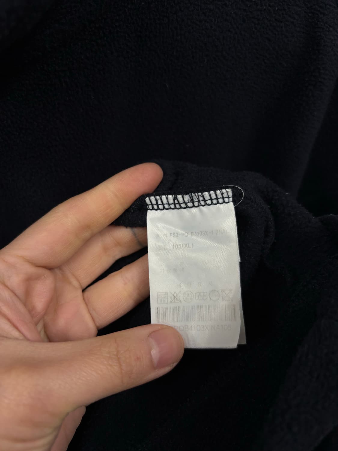 휠라 반집업 후리스 상품이미지5