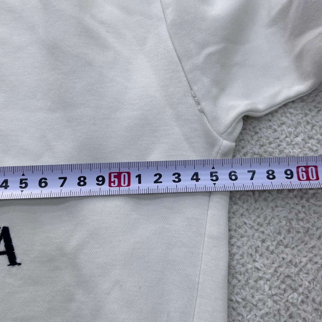 110 휠라 키즈 빈티지 화이트 반팔 0413E 상품이미지8