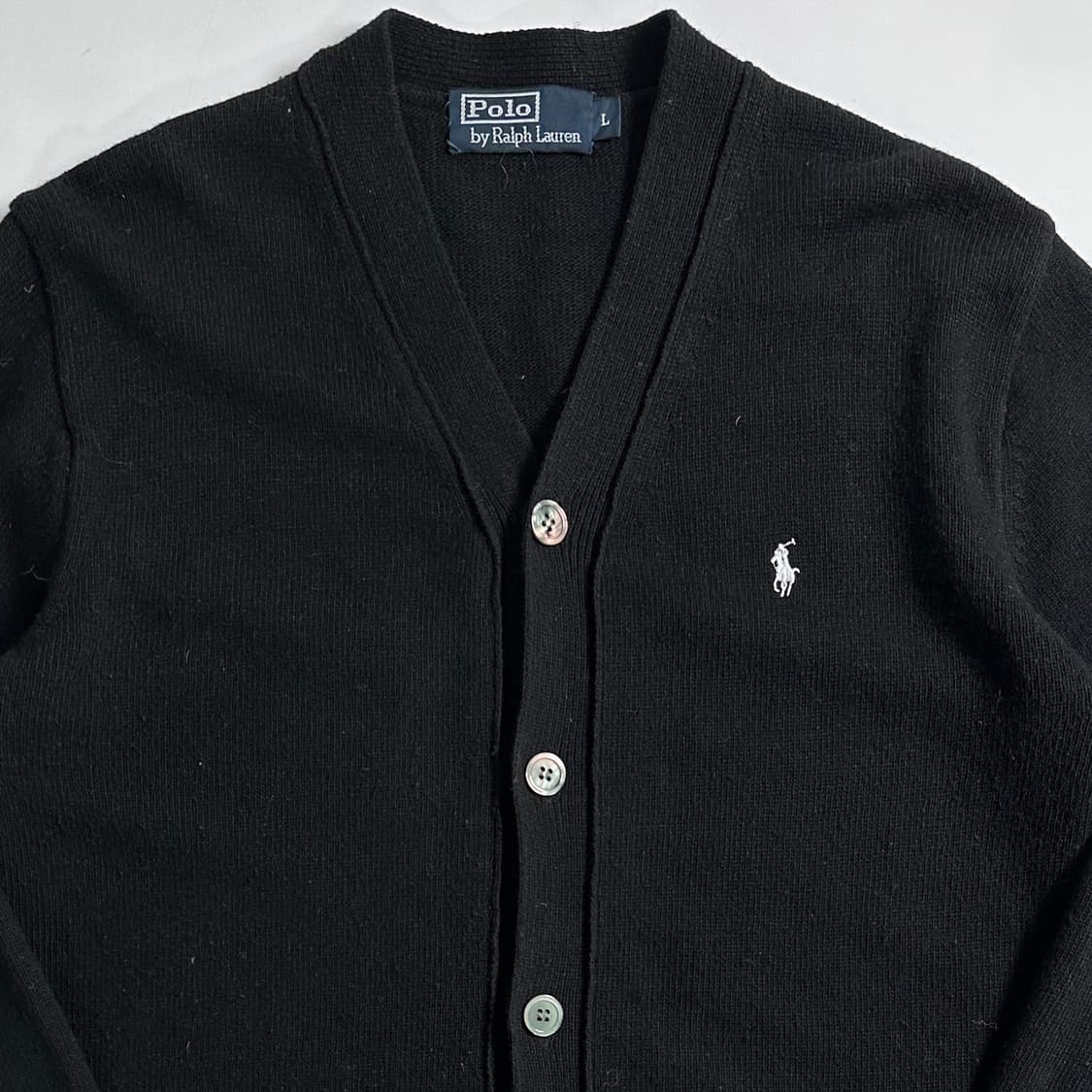 폴로 랄프로렌 블랙 울 가디건  상품이미지2