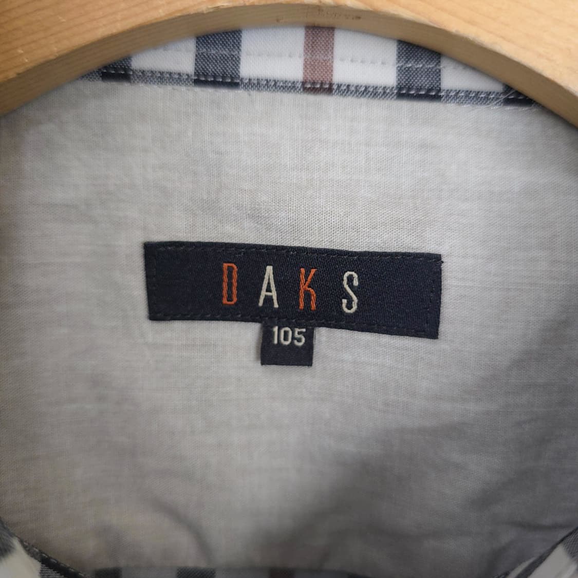 닥스 DAKS 체크 반팔 셔츠 105 상품이미지6