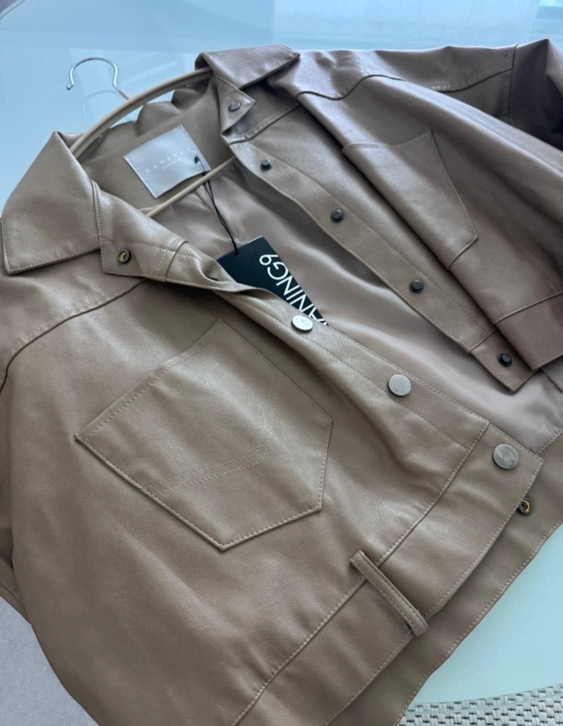 NANING9  레더 자켓 새상품 상품이미지2