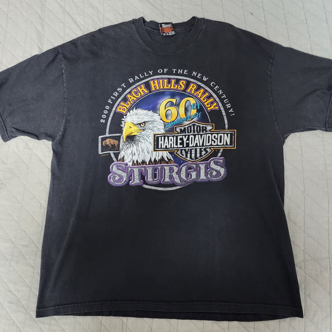 [XL] 00s 빈티지 할리데이비슨 sturgis 60th 티셔츠 1 상품이미지2