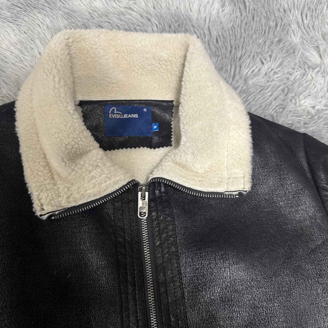 에비수 무스탕자켓 M사이즈  상품이미지2