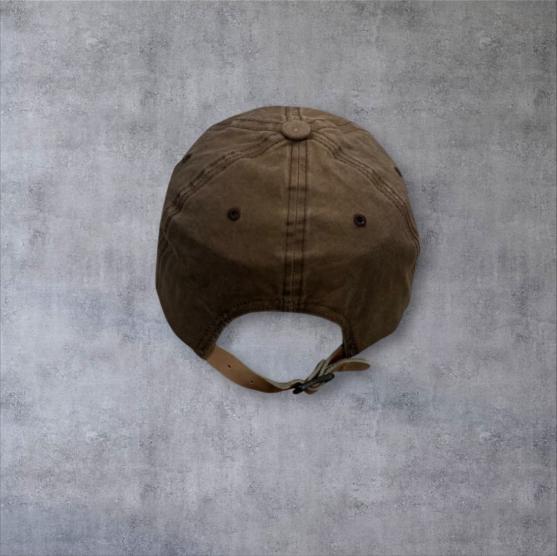 본더치 브라운 컬러 베이직 로고 볼캡 상품이미지4