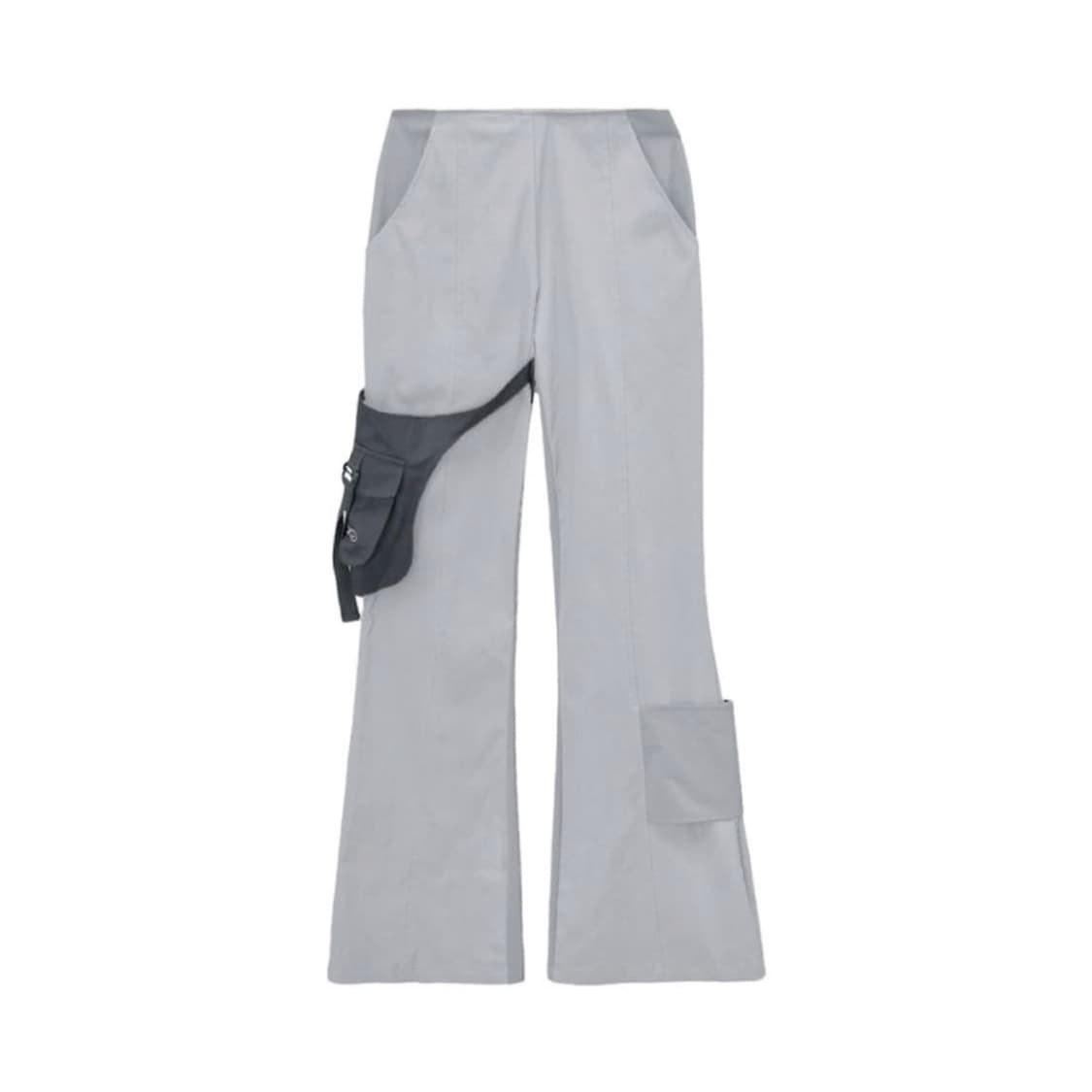 Garter belt wide pants Gray 상품이미지1