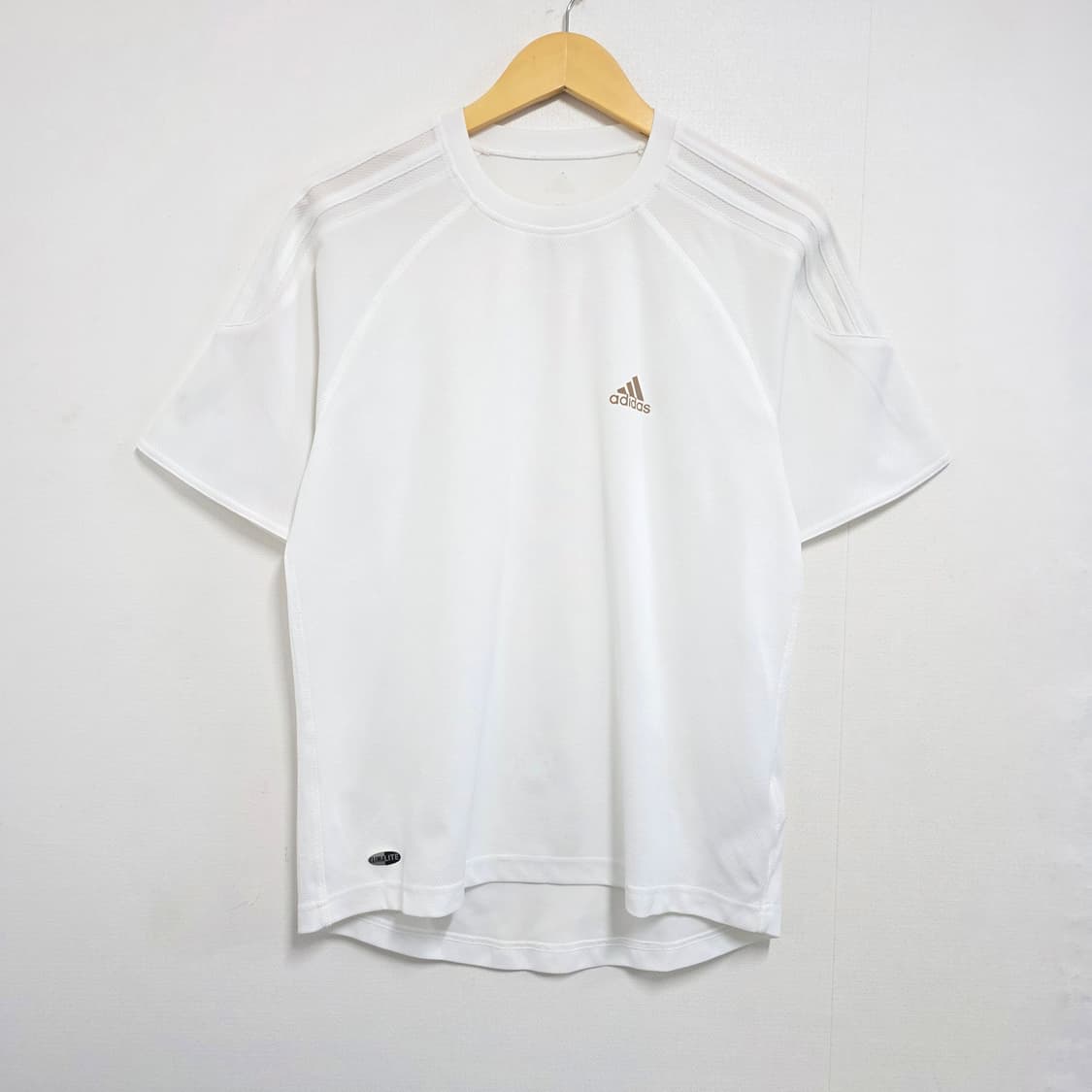95 아디다스 올드스쿨 져지 반팔티 화이트 골드 상품이미지1