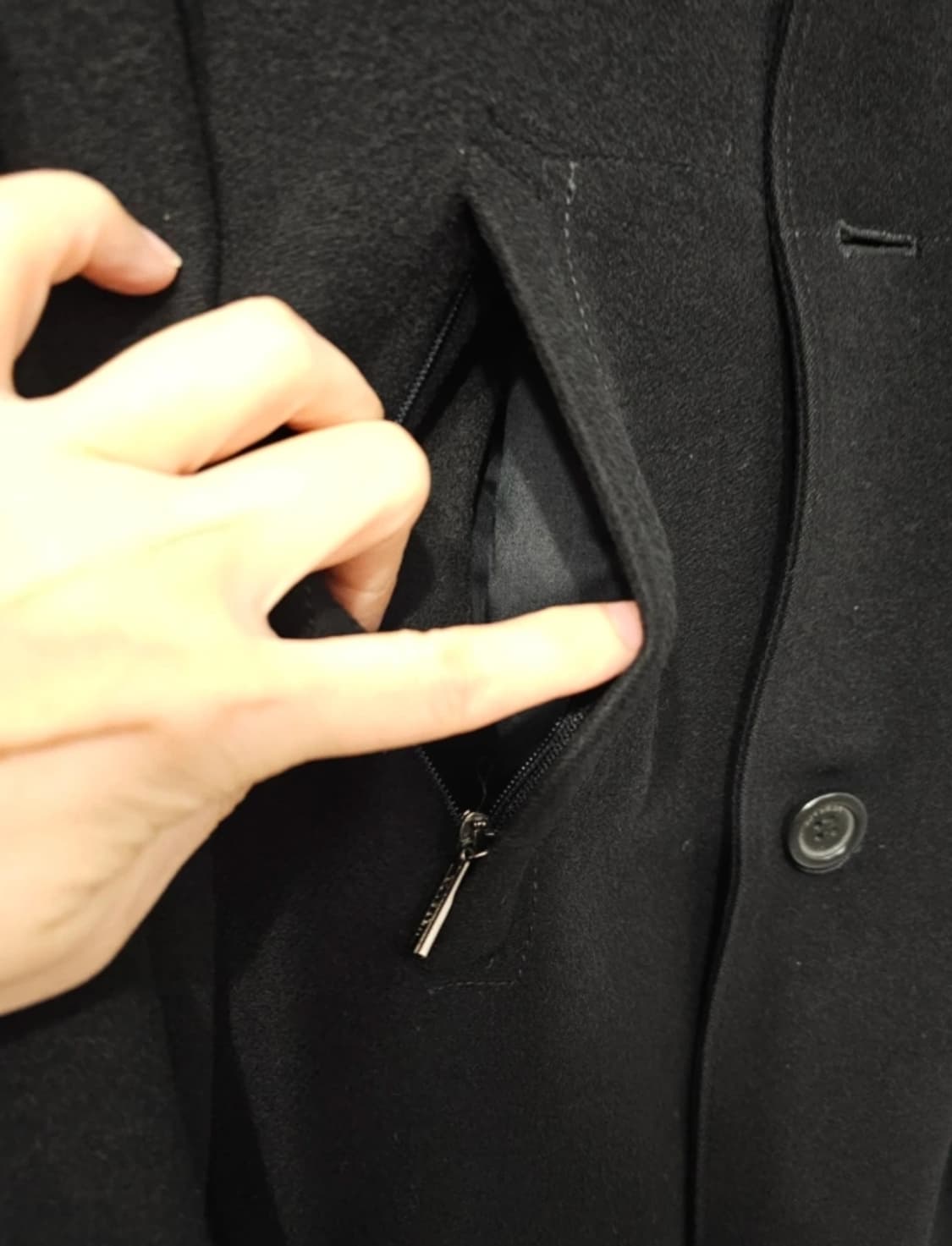 베르사체 남성 울 캐시미어 오버코트 100 상품이미지6