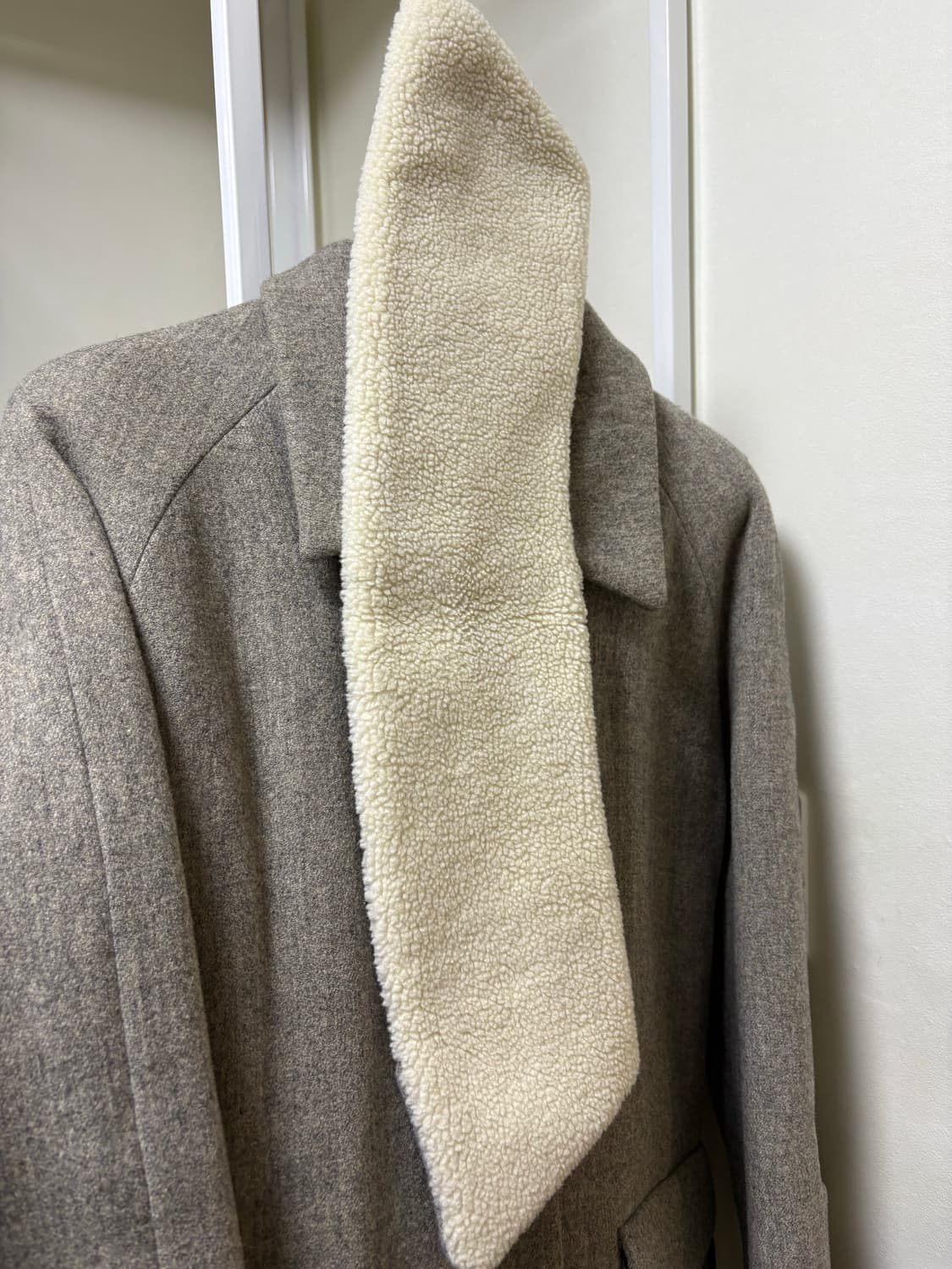 낫띵리튼 신슐레이트 롱코트 (오트밀그레이) 상품이미지4