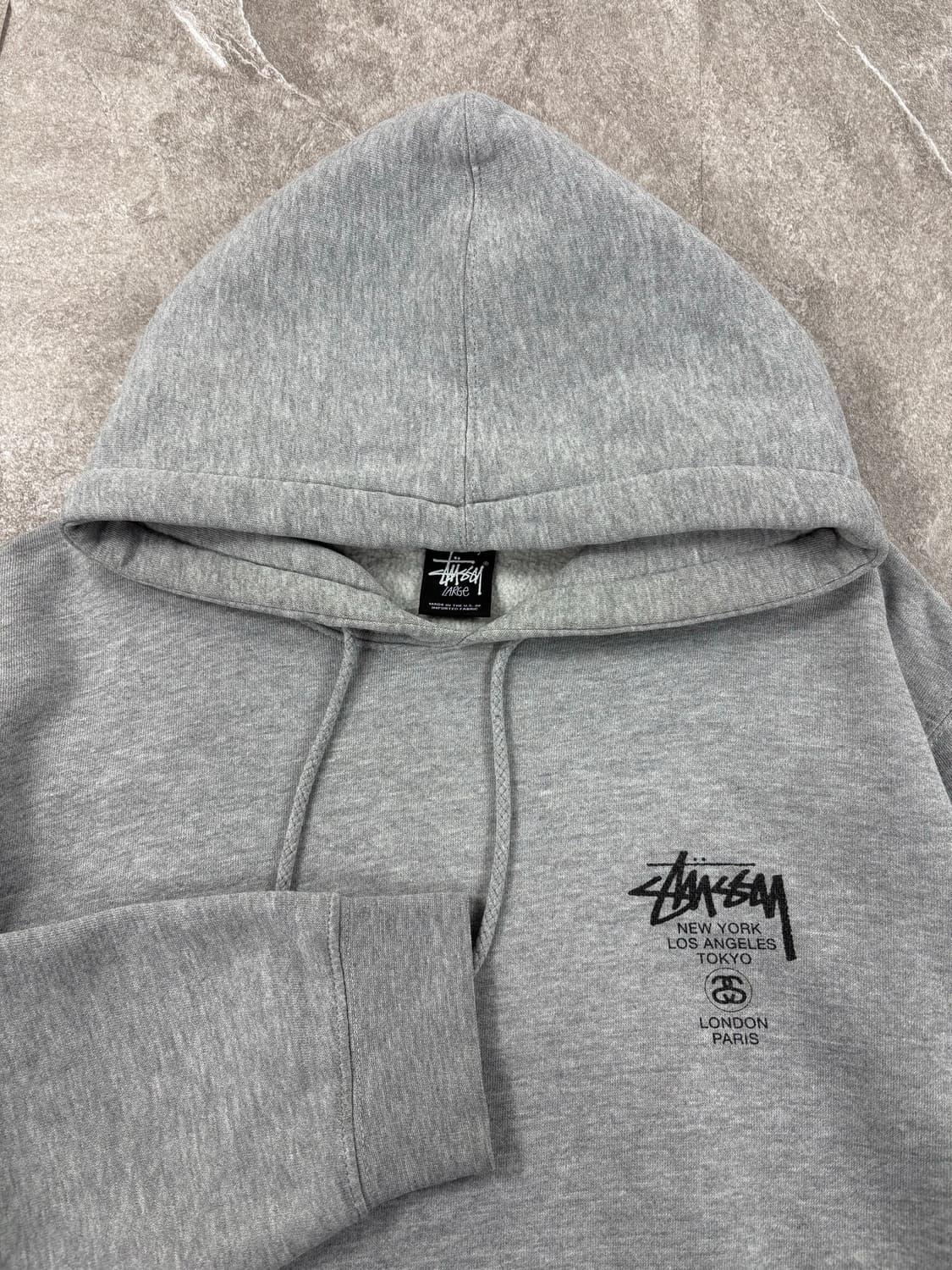 - Stussy World Tour Hoodie   표기 𝑆𝑖𝑧𝑒 상품이미지2