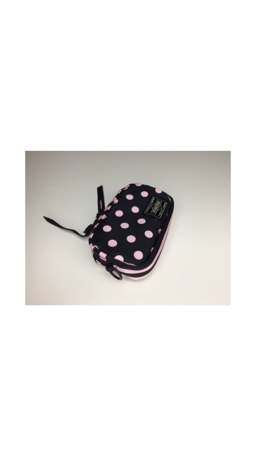 porter 포터 x 피치존 콜라보 핑크 도트 땡땡이 지갑 상품이미지3