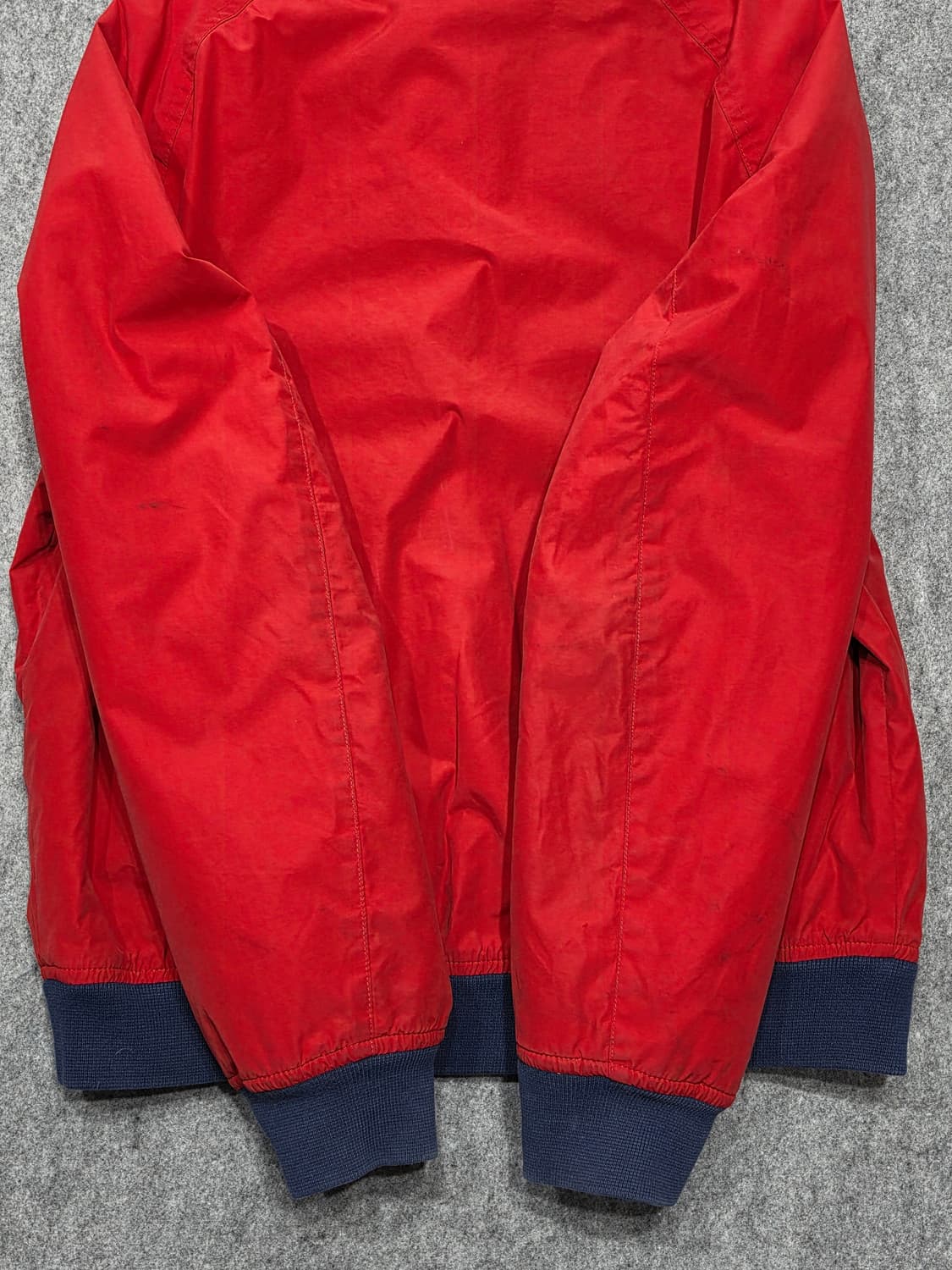 폴로 랄프로렌 빈티지 기모 코튼 나일론 쉘 블루종 자켓 L 상품이미지6