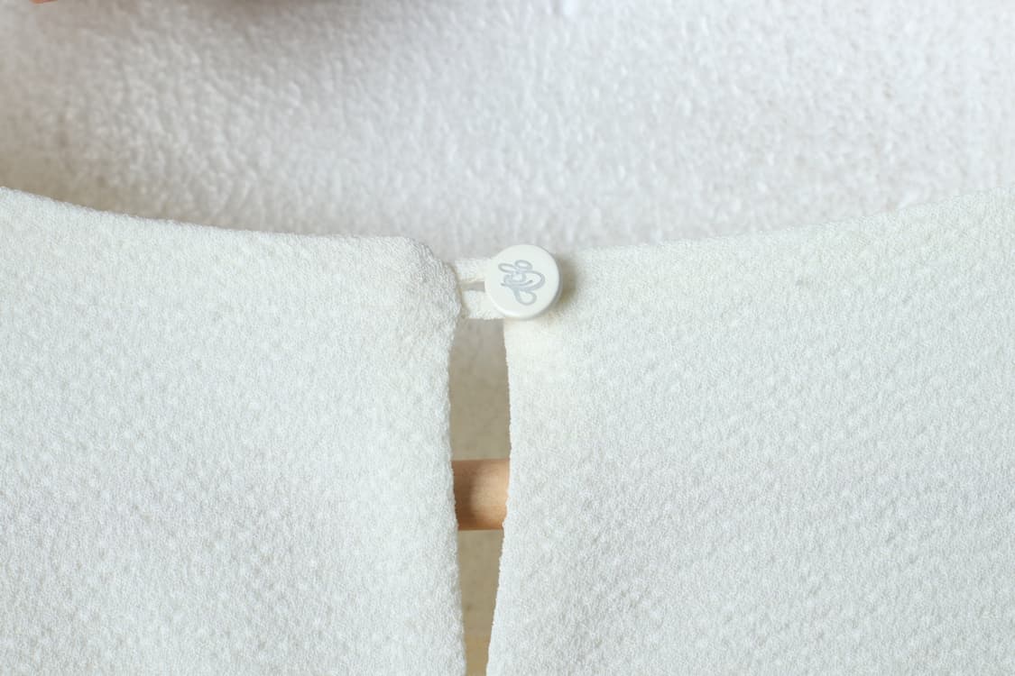 W(M) 주크 쥬크 반팔 티셔츠 블라우스 아이보리 무지-7BA9 상품이미지5