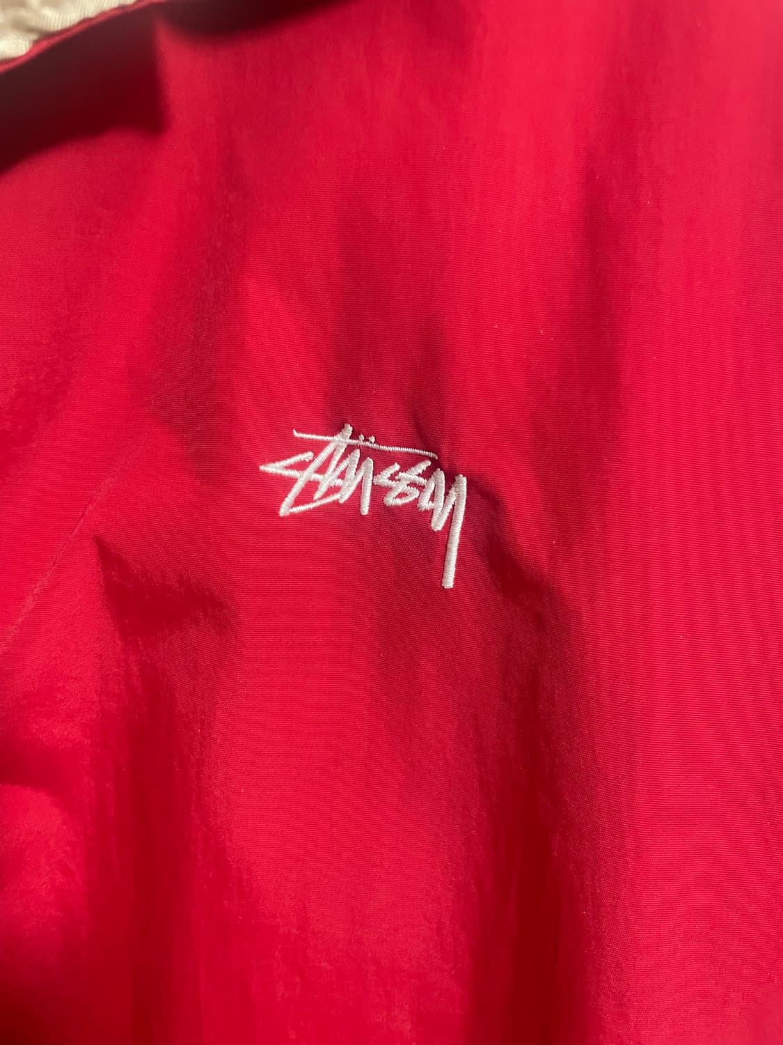 스투시 레드 코치자켓  상품이미지3