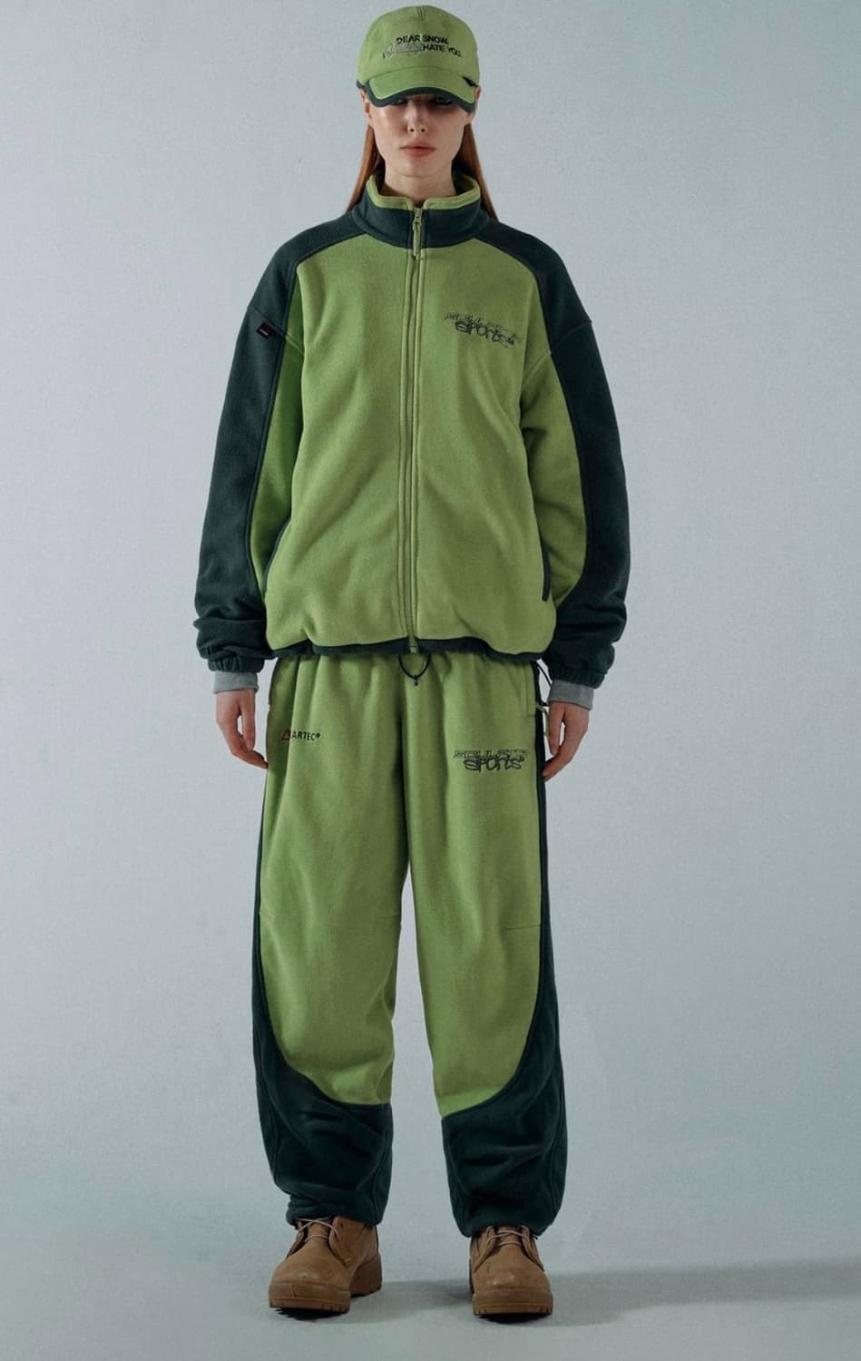 스컬프터  Double Fleece Jacket Green 상품이미지4