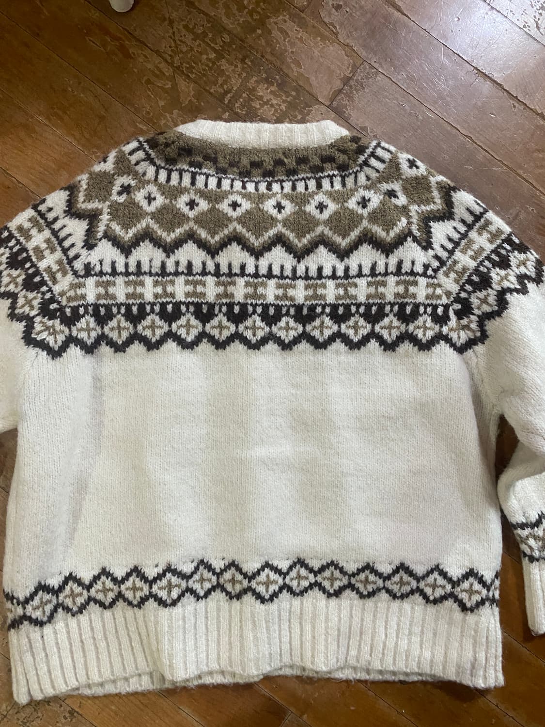 isup 노르딕 여성 가디건 아이보리 Free 상품이미지3