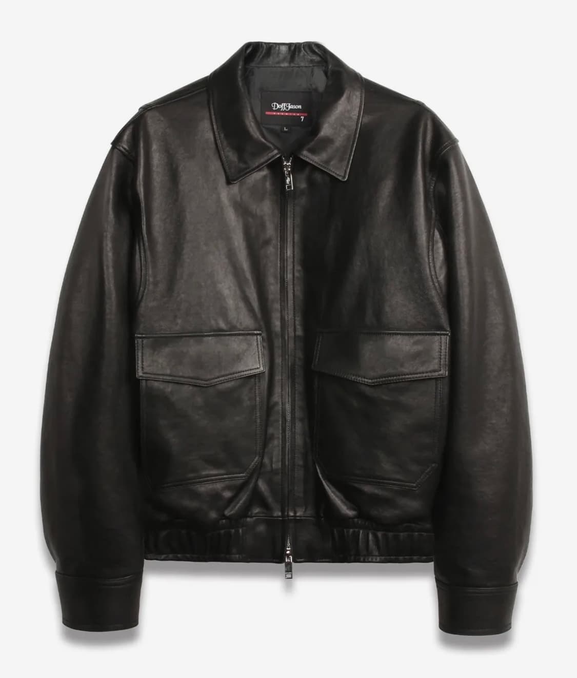 (2XL) 도프제이슨 프리미엄 램스킨 베지터블 레더자켓 상품이미지1