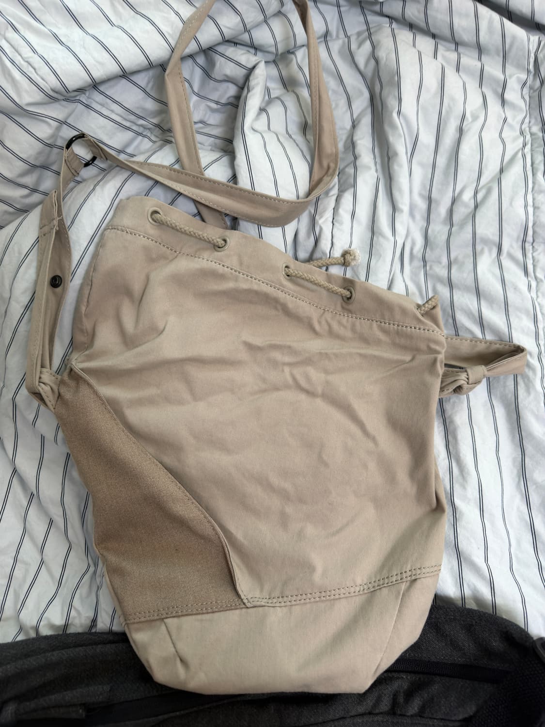 Sansangear TIE BAG [BEIGE] 상품이미지1