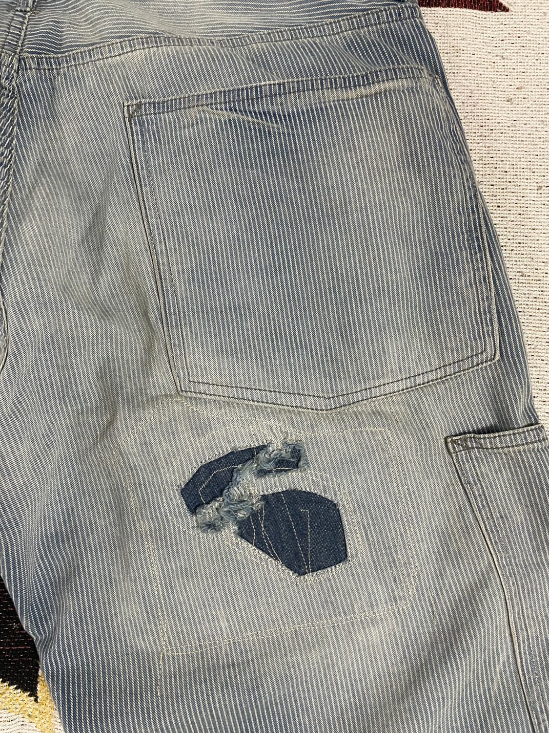 RRL 빈티지5포켓 리페어 인디고 팬츠 상품이미지6