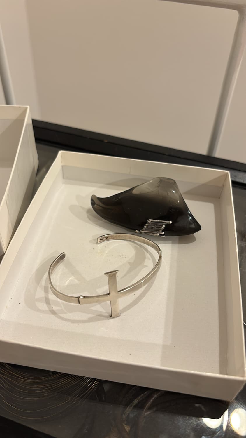 (Rare* ) 90‘s Cross Bracelet (Silver) 상품이미지7