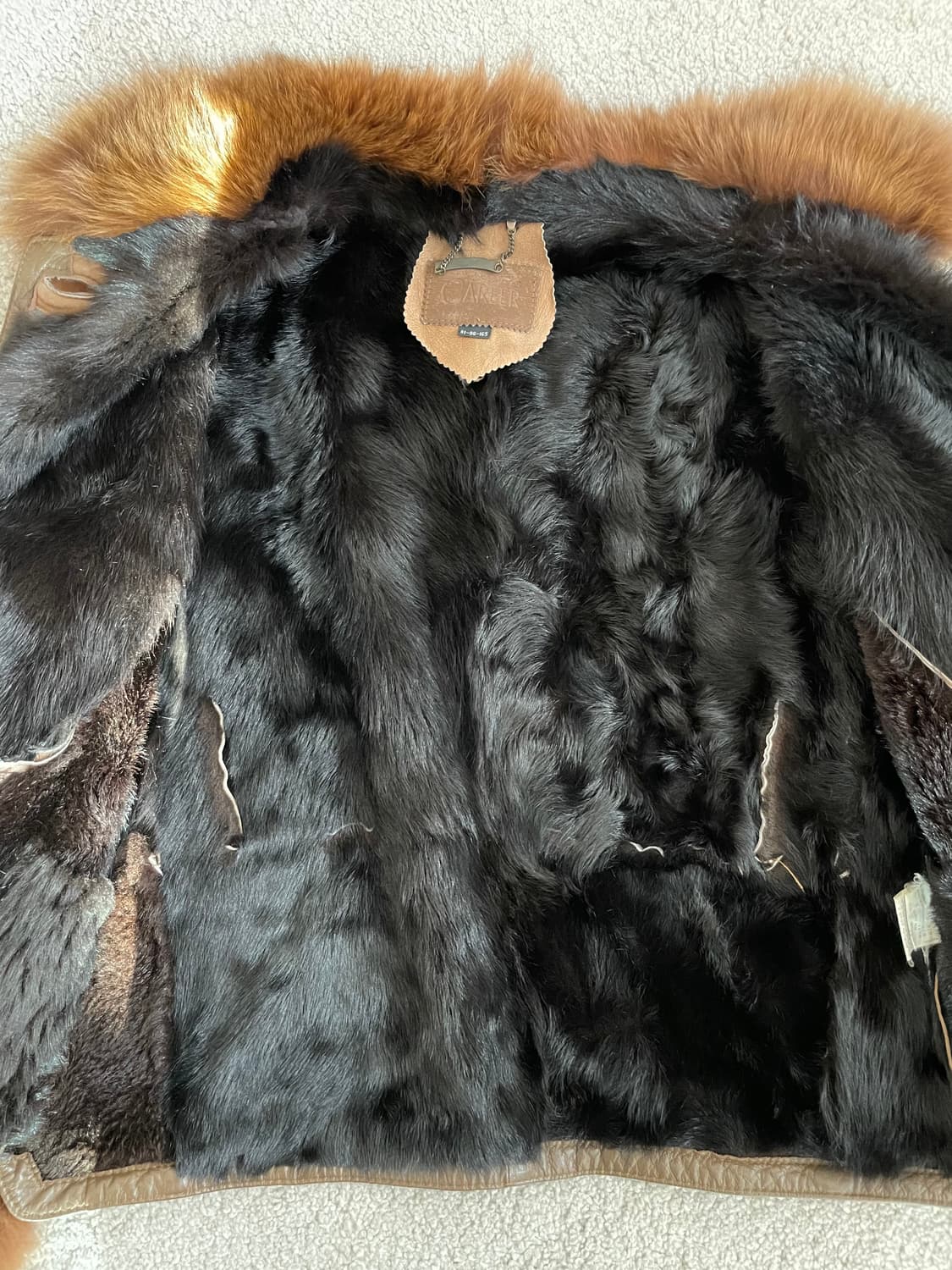  fox fur trimming sheepskin shearling jk 상품이미지8