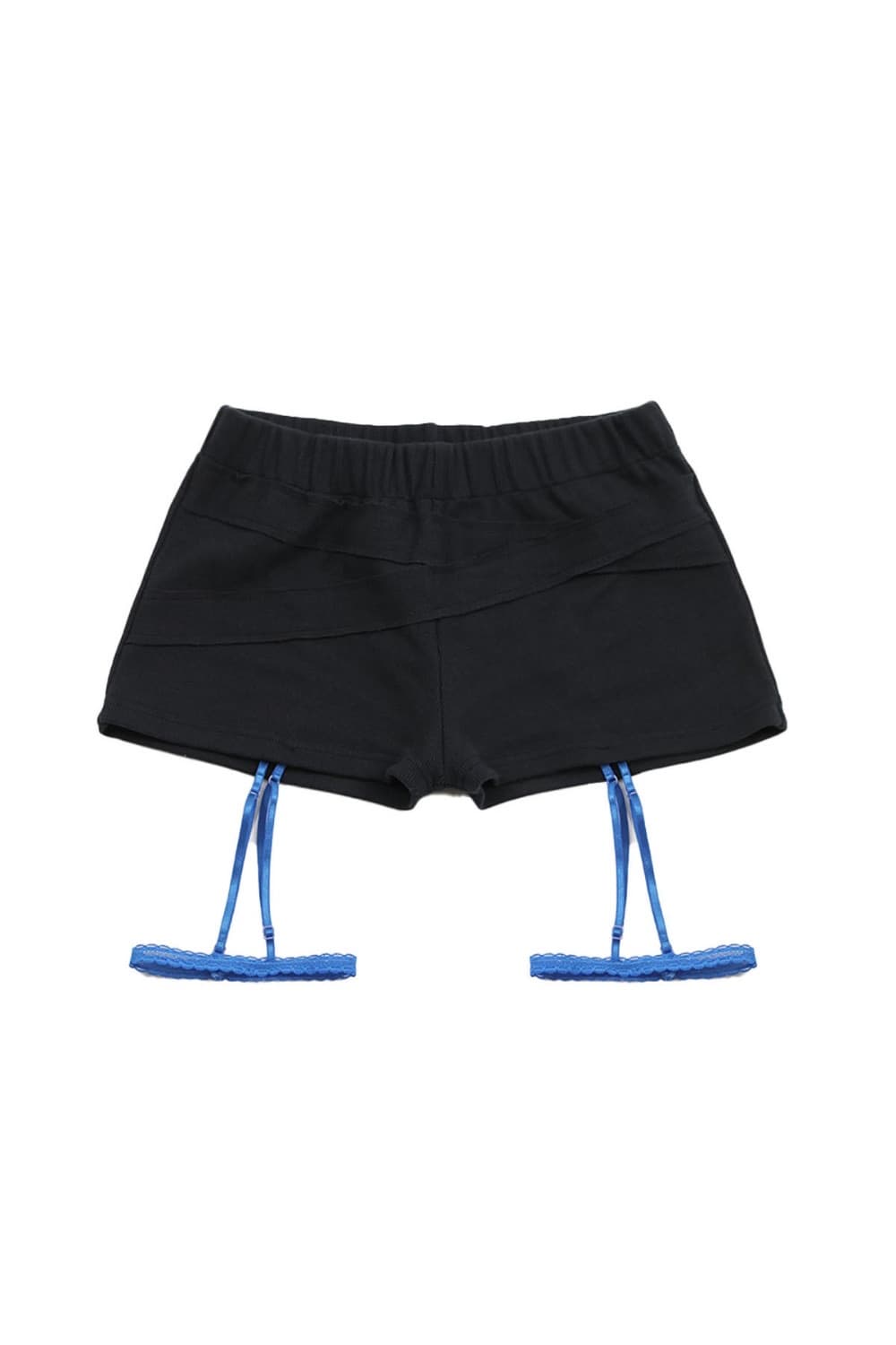 오스하이 가터 반바지쇼츠 Bandage Garter Shorts Navy 상품이미지1