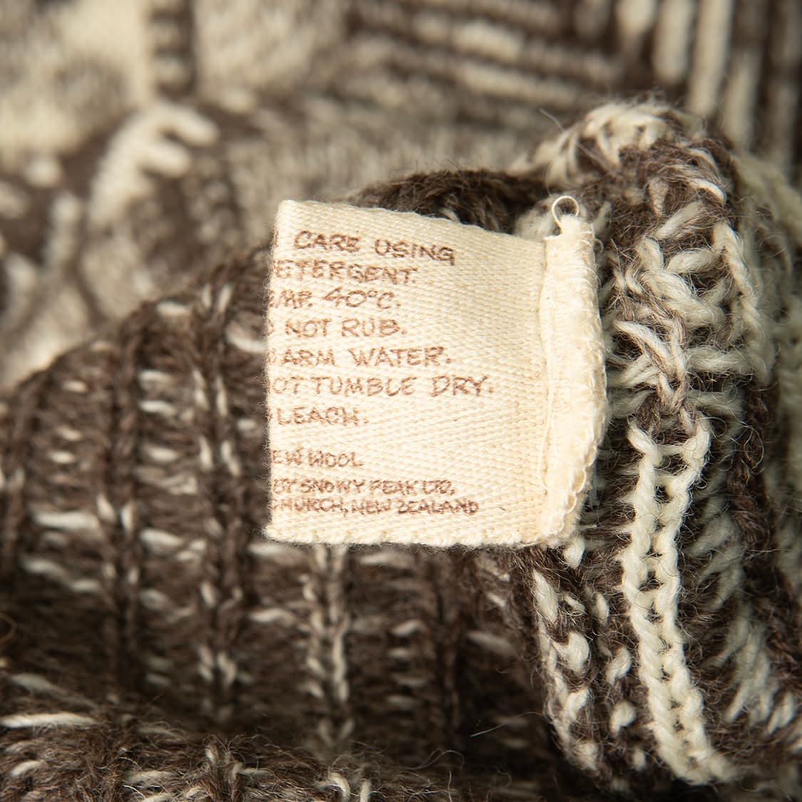 [110] Snowy Peak Untouched world 퓨어울 스웨터 상품이미지8