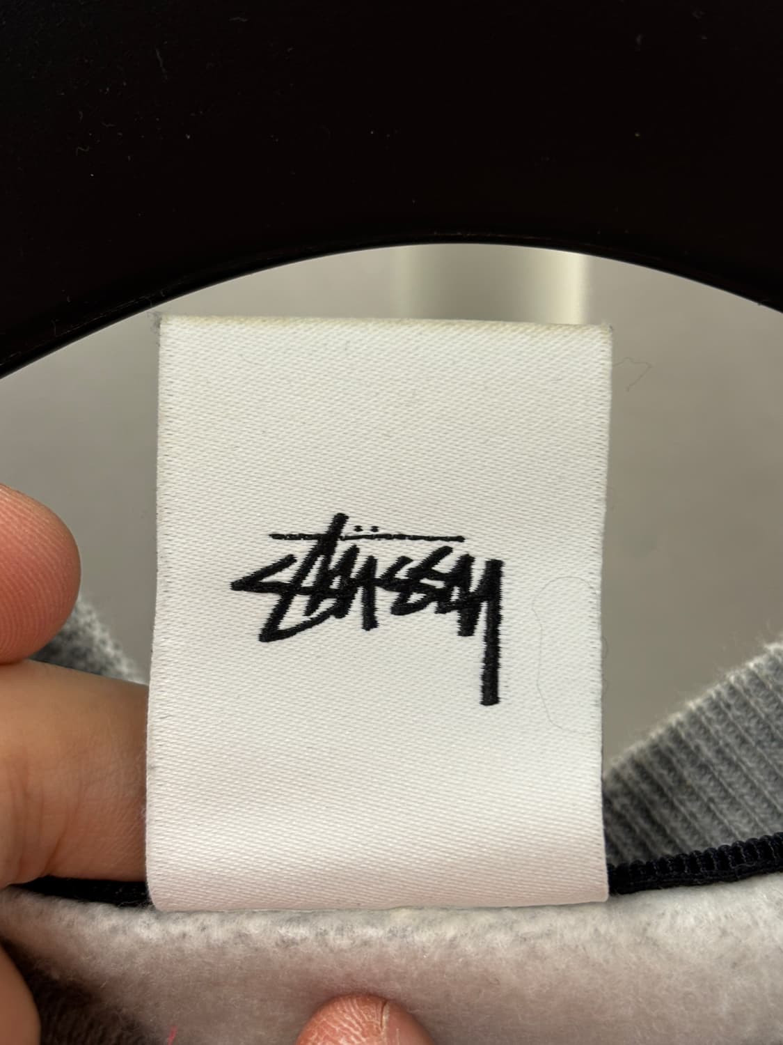 나이키 스투시 콜라보 맨투맨 그레이 M 상품이미지5