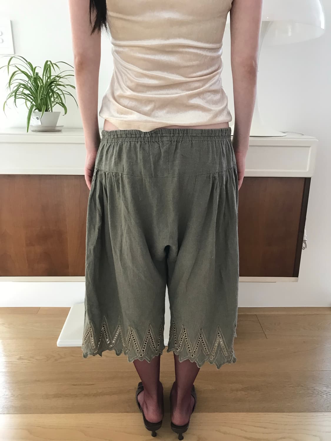 vintage lace button pants 상품이미지2