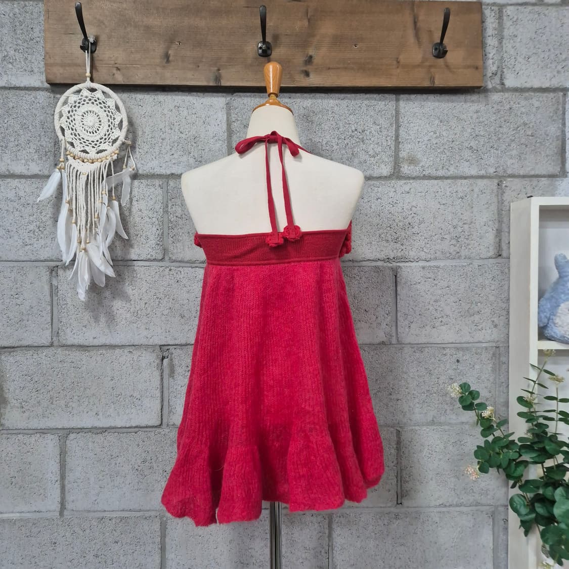 니트홀터넥 나시 상품이미지4