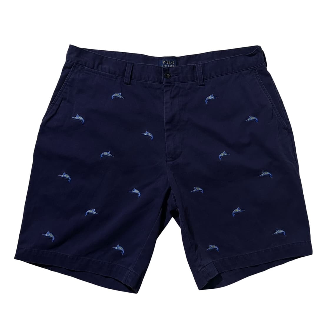 폴로 랄프로렌 엠브로이디드 패턴 하프팬츠 반바지 상품이미지1