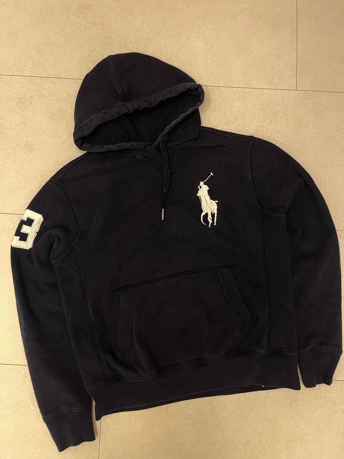 Polo Ralph Lauren 폴로 랄프로렌 빅포니 후드 네이비&화이트 상품이미지1