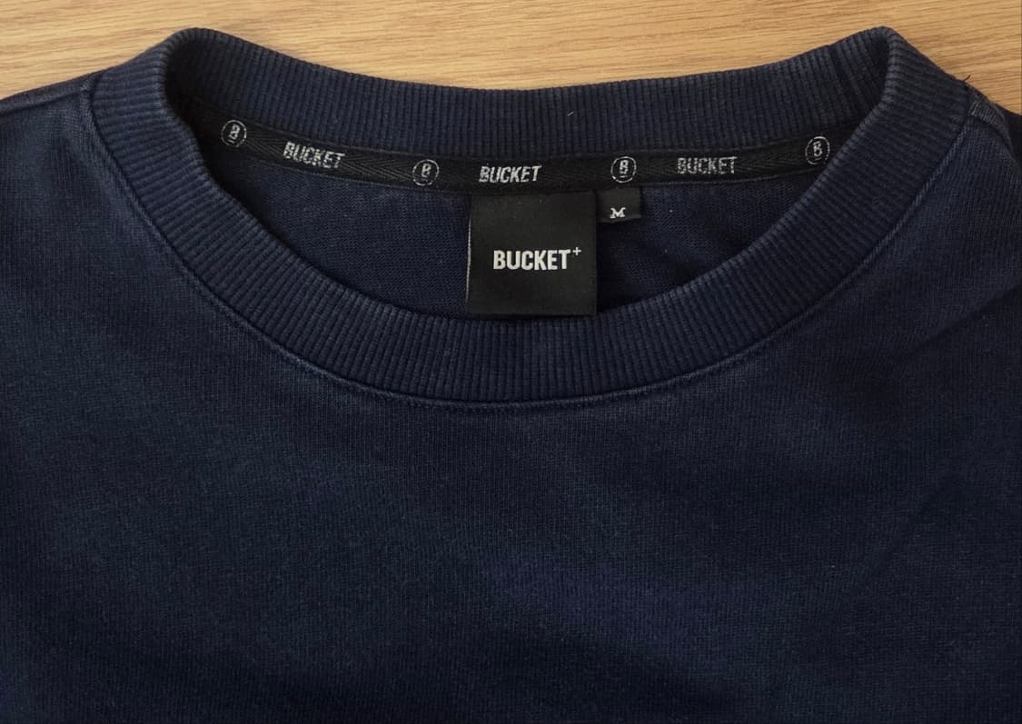 BUCKET+ 남색 긴팔 티셔츠 M 상품이미지2