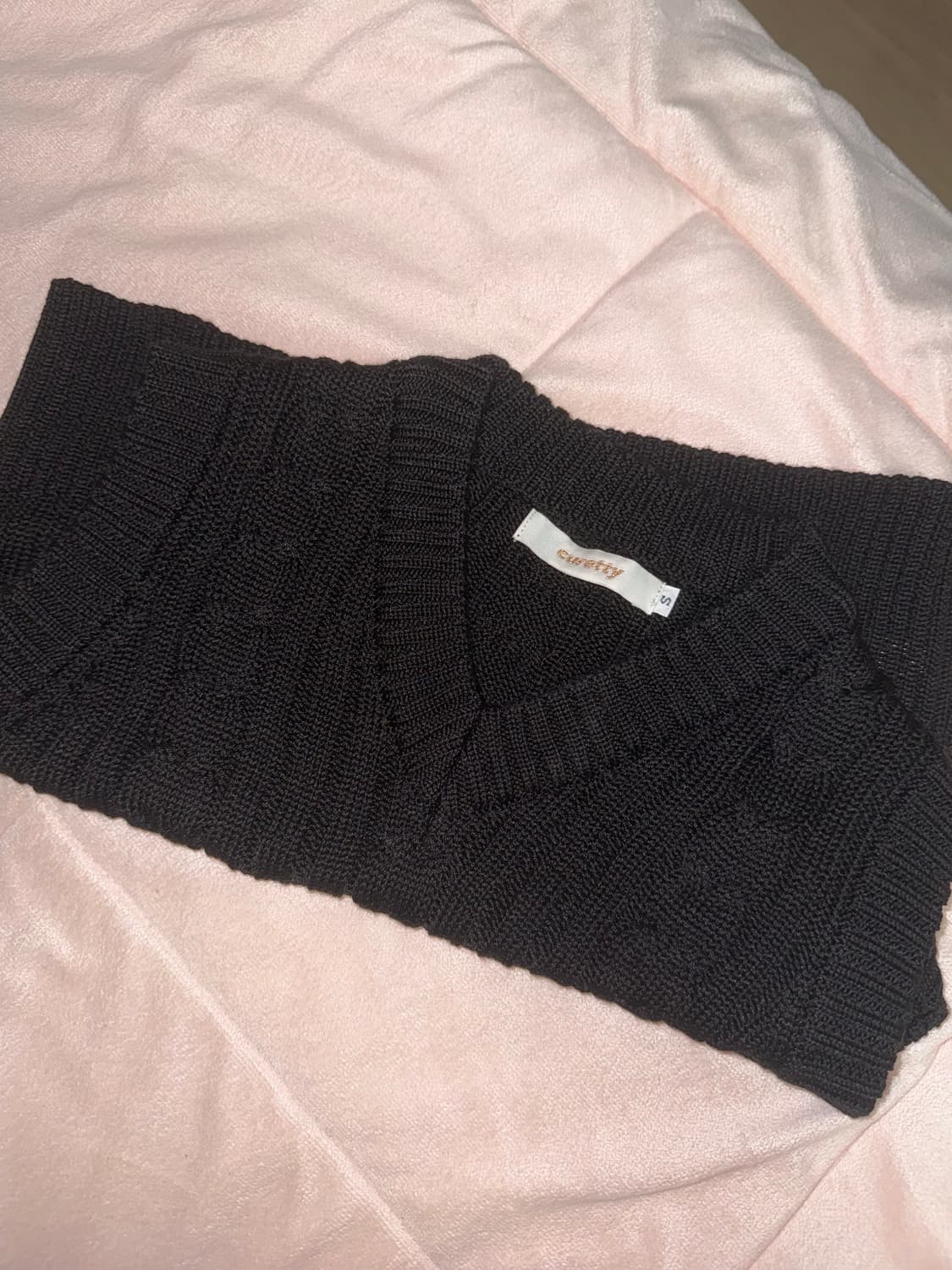 일본빈티지 니트베스트 큐리티보헤미안서울애즈온엔젤넘버555 상품이미지2