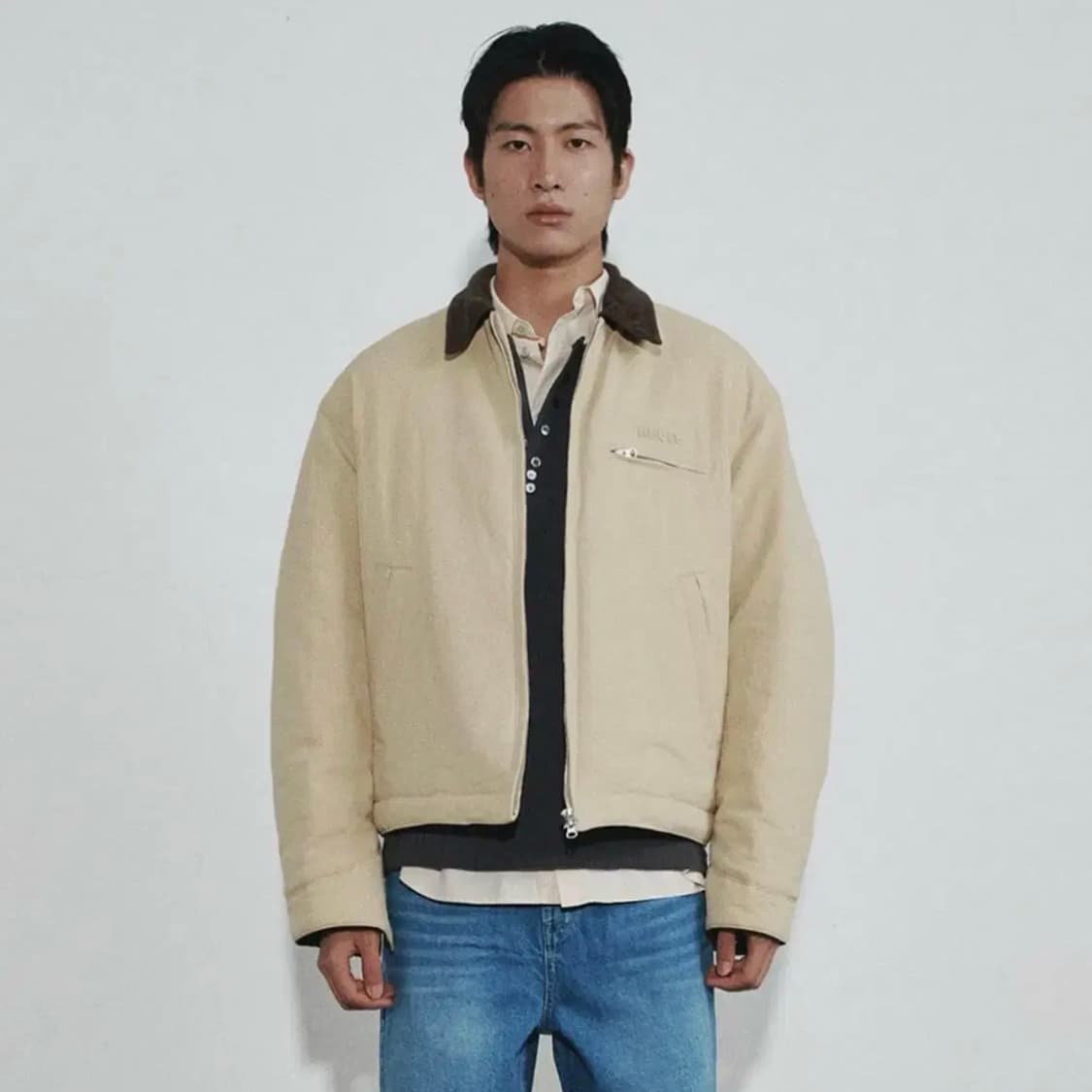 호이테 패디드 워크 자켓 라이트 옐로우 L 상품이미지4
