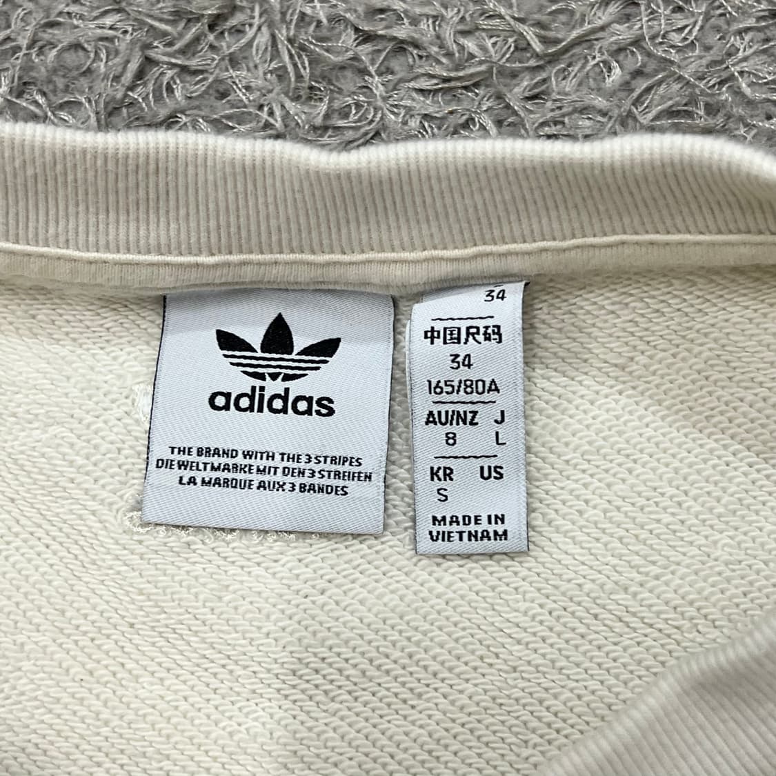 [우먼95-100] 아디다스 크롭 맨투맨 상품이미지3
