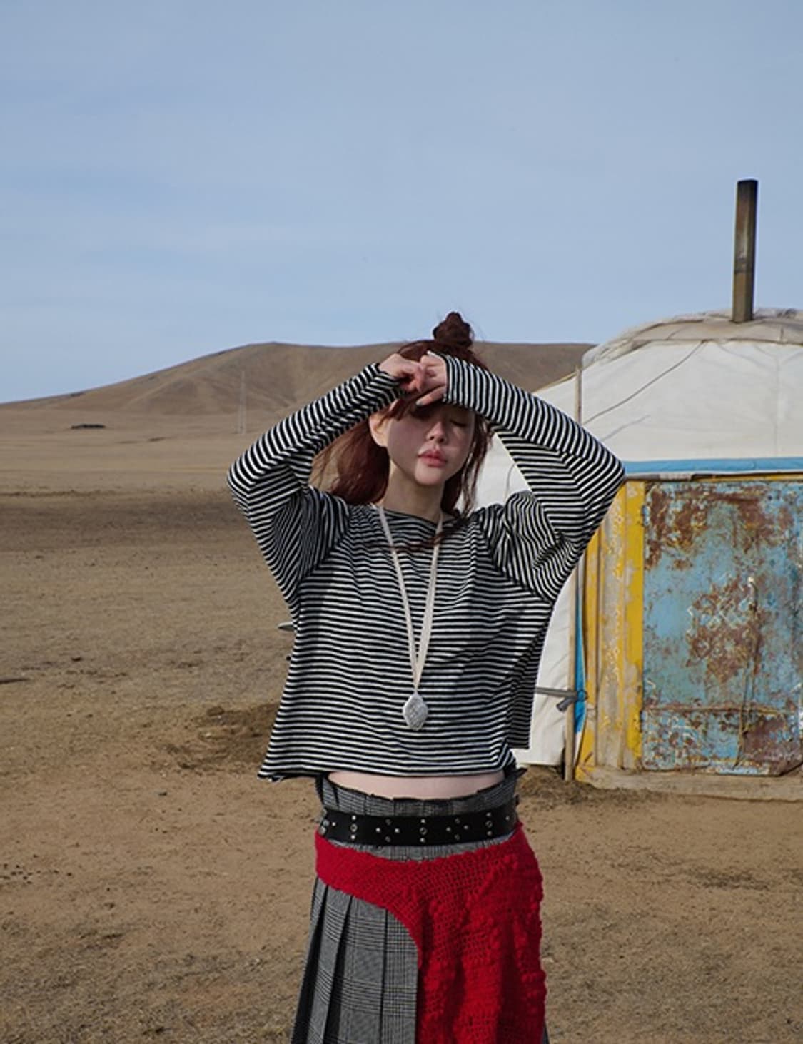 프레클 striped terry tee 상품이미지1