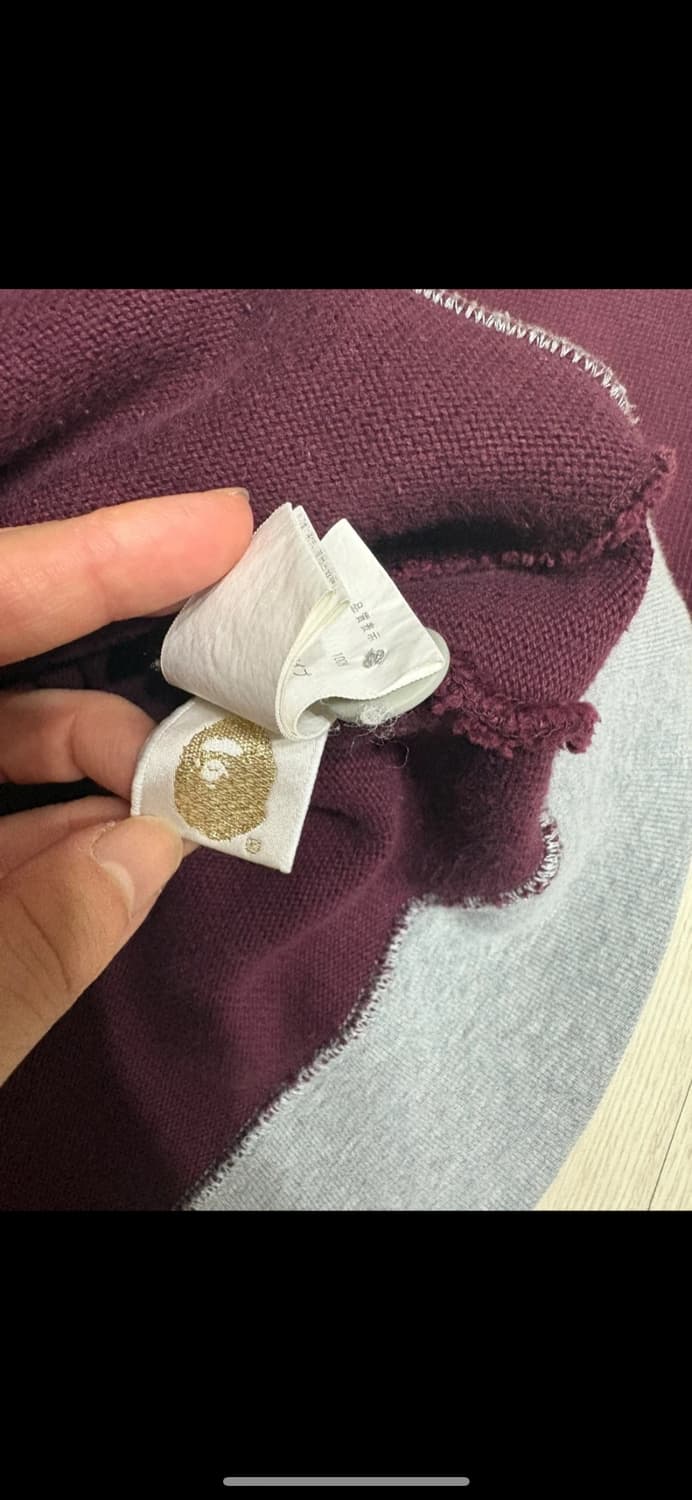 A BATHING APE 베이프 가디건 S 상품이미지5