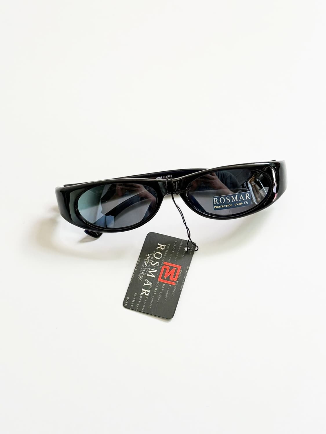 90s ROSMAR 블랙 랩어라운드 프레임 빈티지 선글라스 상품이미지1