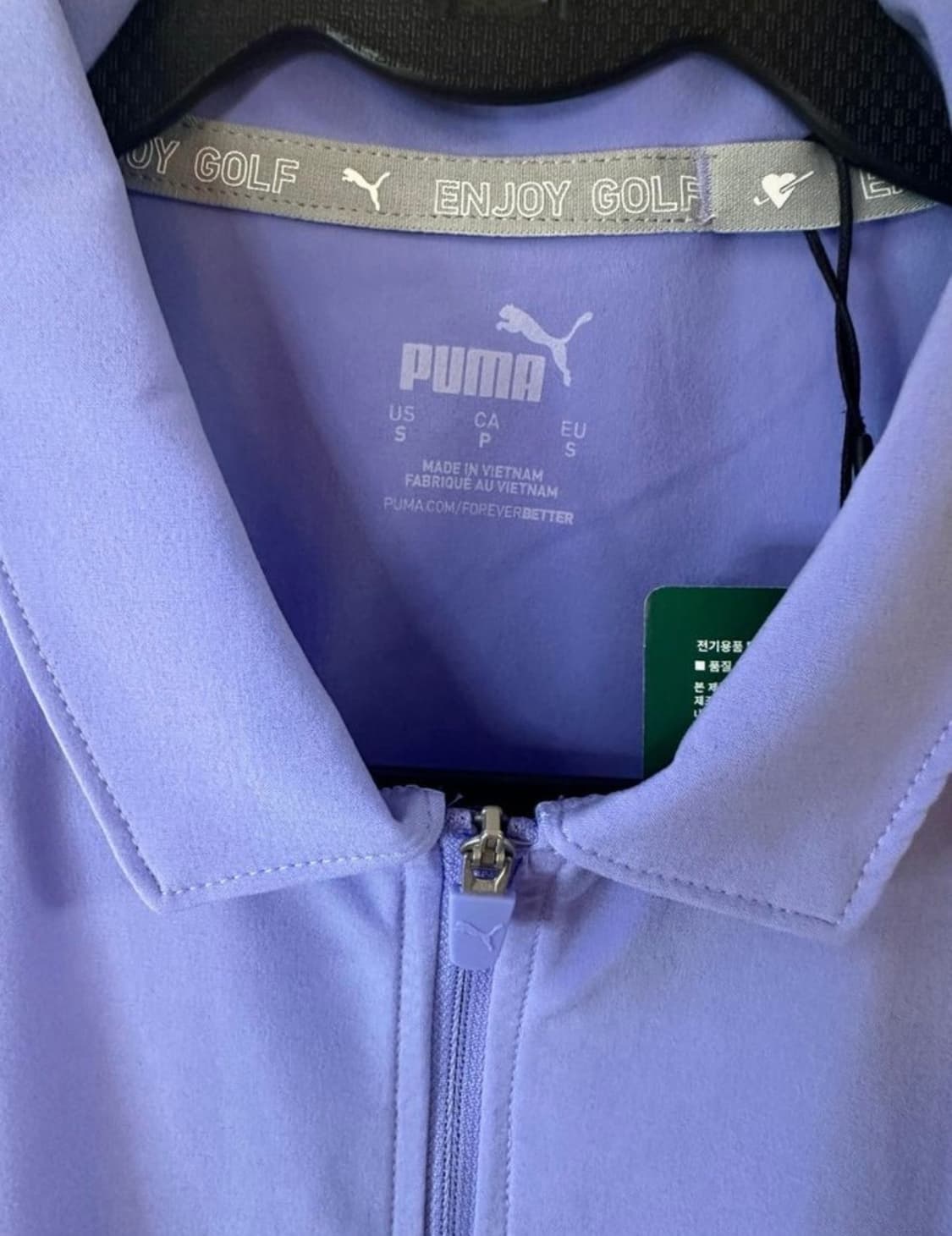 푸마 퍼플 민소매 골프 원피스  상품이미지3