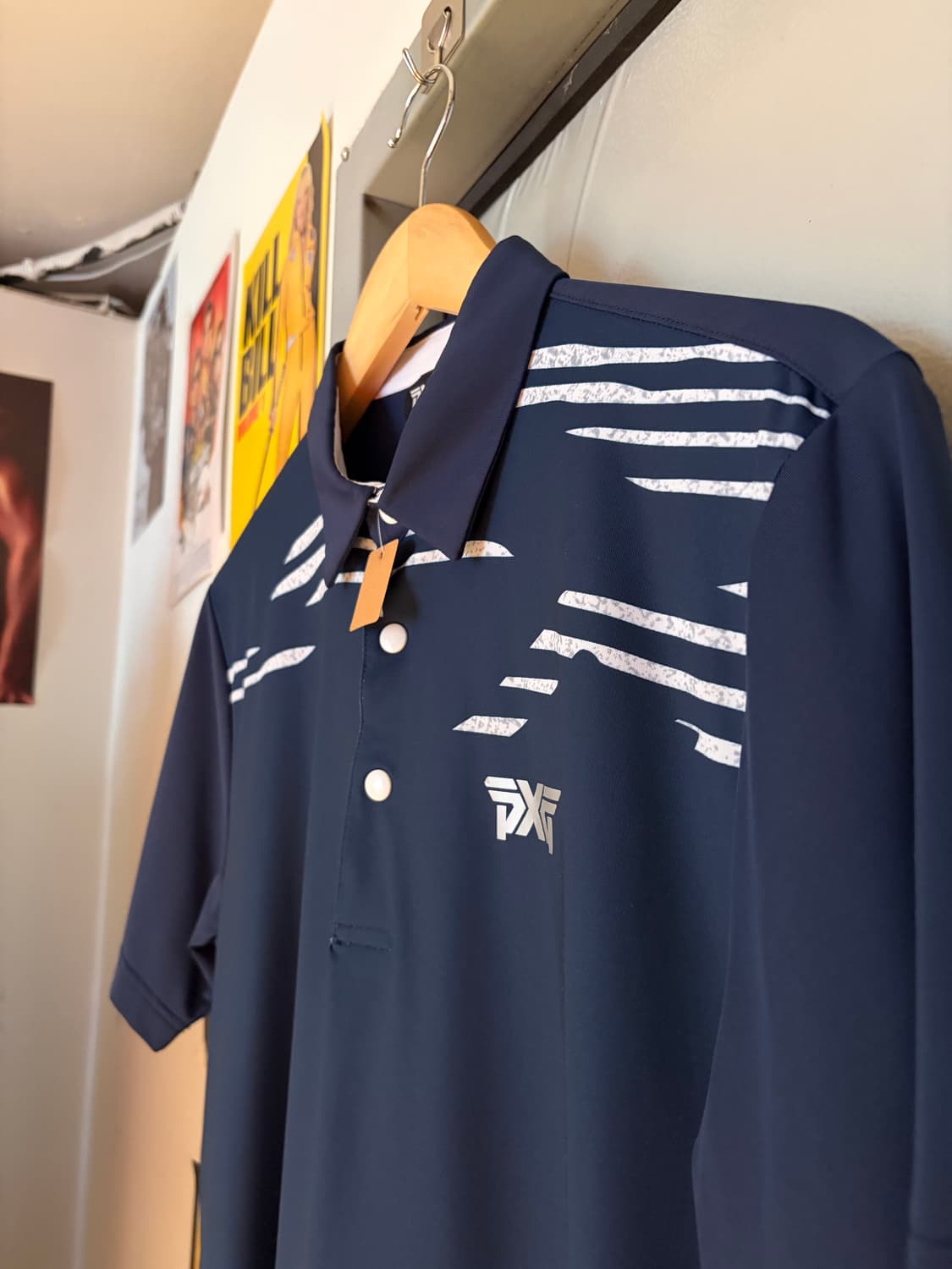 pxg 로고 기능성 카라 반팔티셔츠 상품이미지4