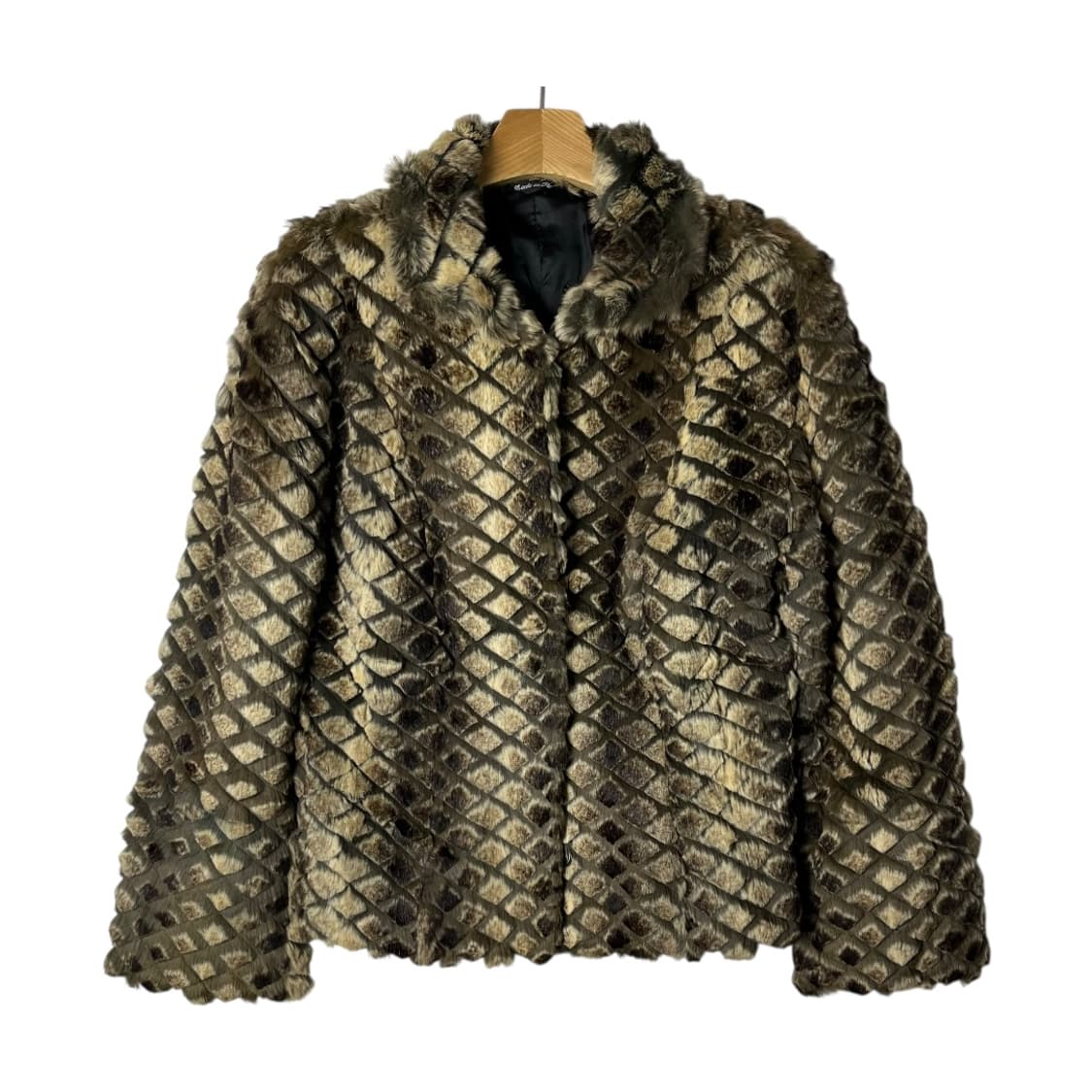 [JPN] 다이아몬드 컷팅 밍크퍼 자켓 상품이미지1