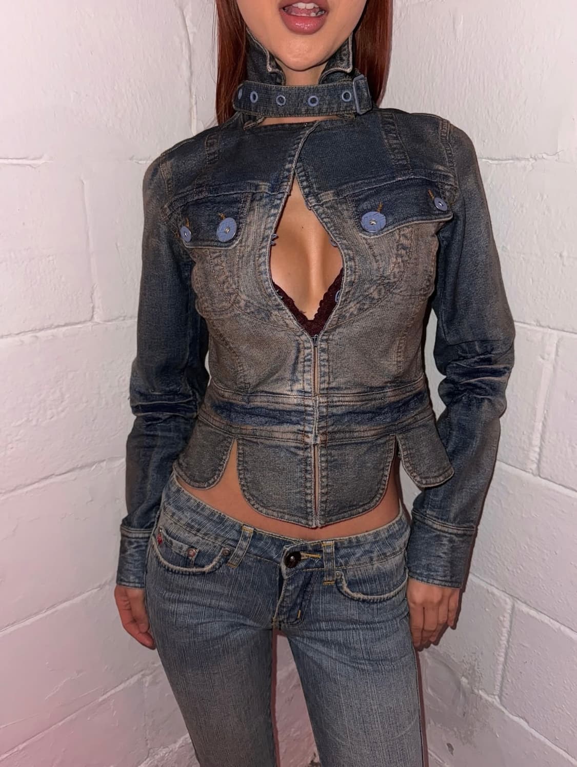 Knwls x misssixty 타이다이 데님자켓 상품이미지2