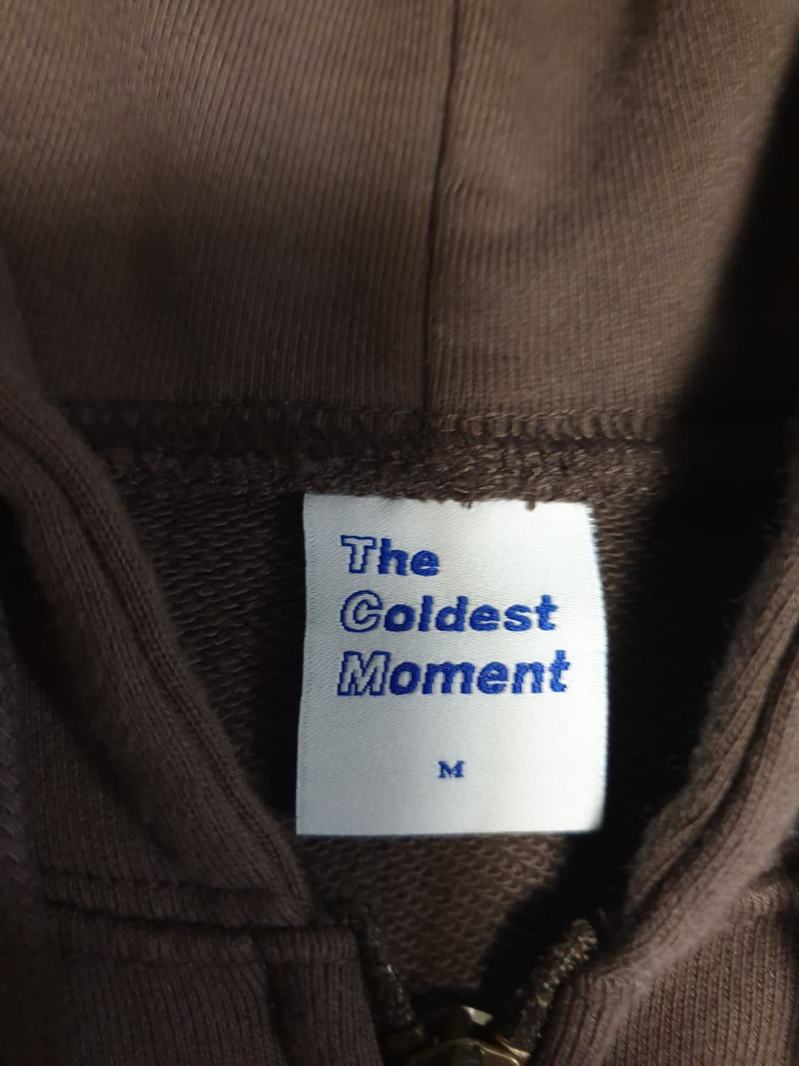 (선우 PICK) 더콜디스트모먼트 TCM1972 후드집업 다크브라운(M) 상품이미지4