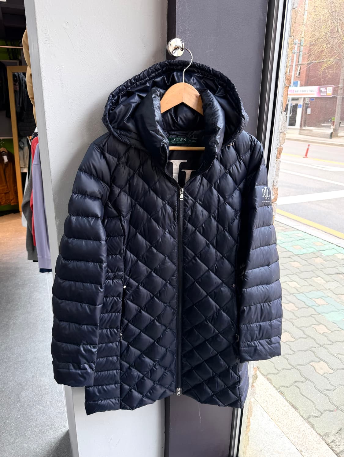 M/ 폴로랄프로렌 블랙라벨 퀄팅 다운 롱패딩 상품이미지2