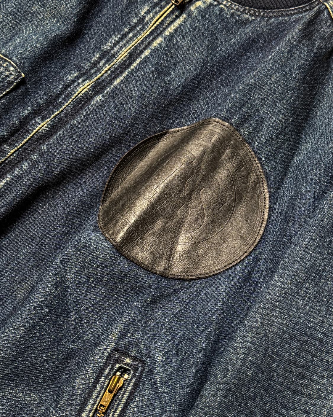 80‘s i.s. ISSEY MIYAKE – Denim Bomber JK 상품이미지3