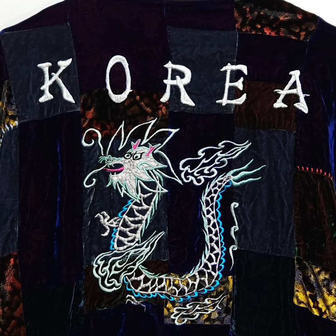 99%IS 나인티나인퍼센트이즈 바조우 블록 벨벳 드래곤 자켓 105 상품이미지7